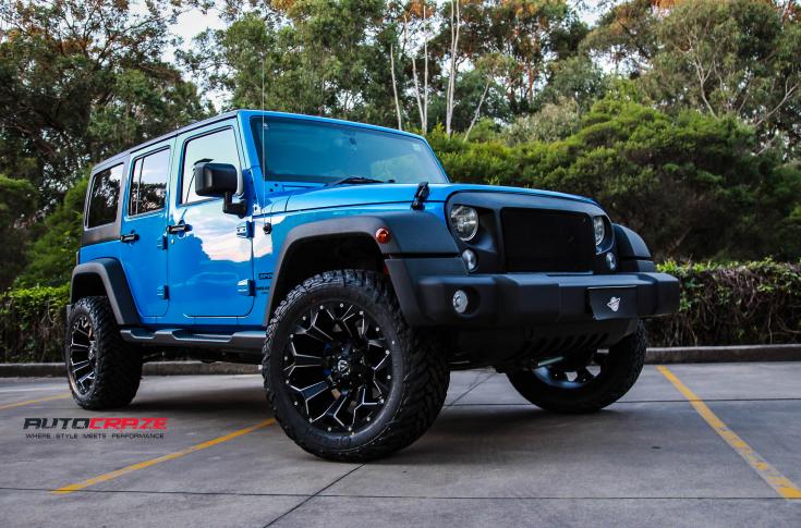 JEEP WRANGLER ASSAULT GLOSS BLACK MILLED ACCENTS